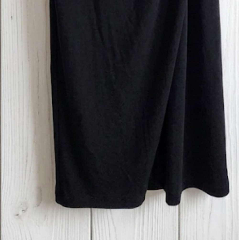 NWT Lauren Ralph Lauren Black One-Shoulder Ruched Gown 4 Tall Friendly Gala - Picture 7 of 16